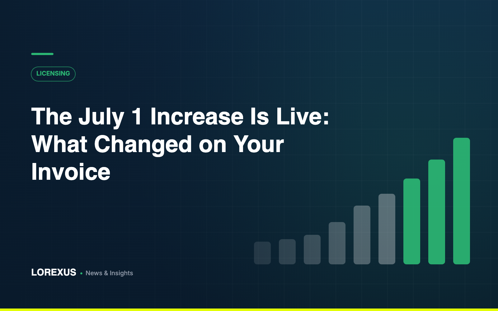 The July 1 Increase Is Live: What Changed on Your Invoice