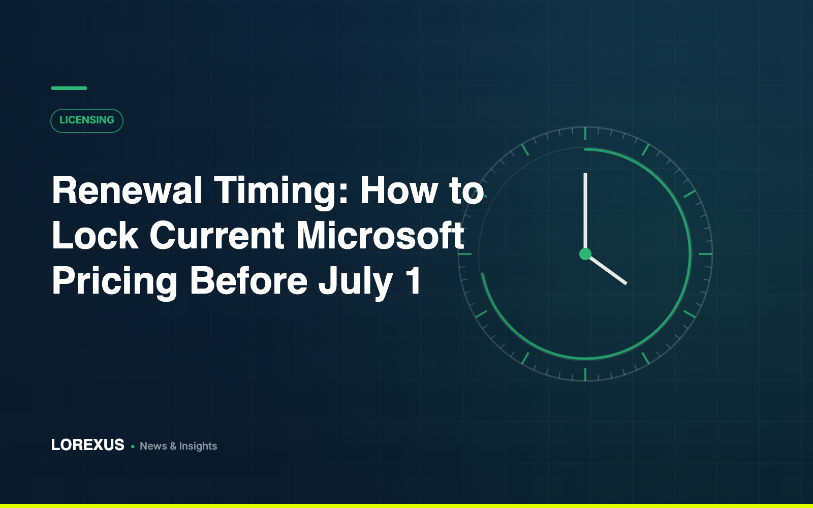 Renewal Timing: How to Lock Current Microsoft Pricing Before July 1